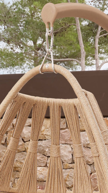 KRABI NATURAL ROPE HANGING CHAIR