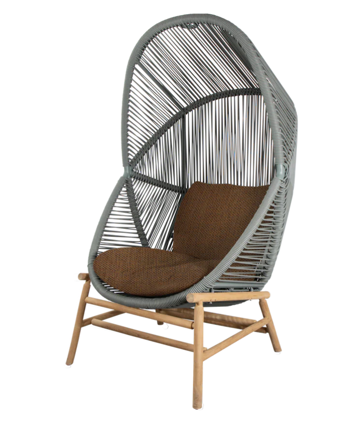 Hive Woven Hanging Chair with Cushions