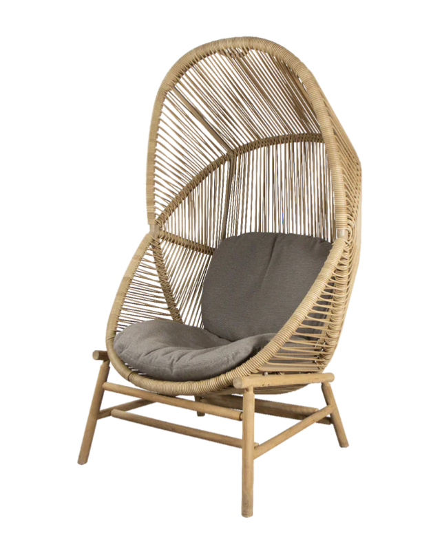Hive Woven Hanging Chair with Cushions