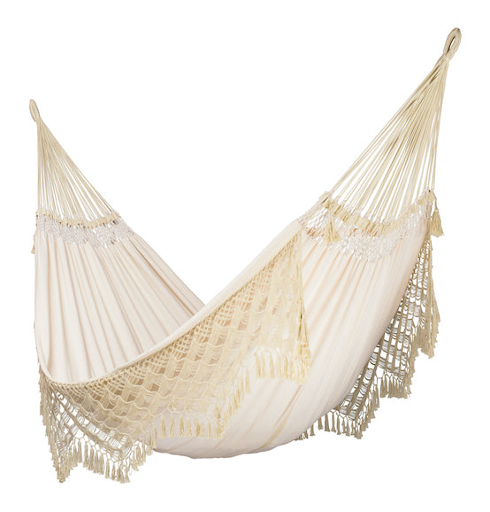 Bossanova - Champagne - Luxury Organic Cotton Kingsize Hammock - HangingComfort